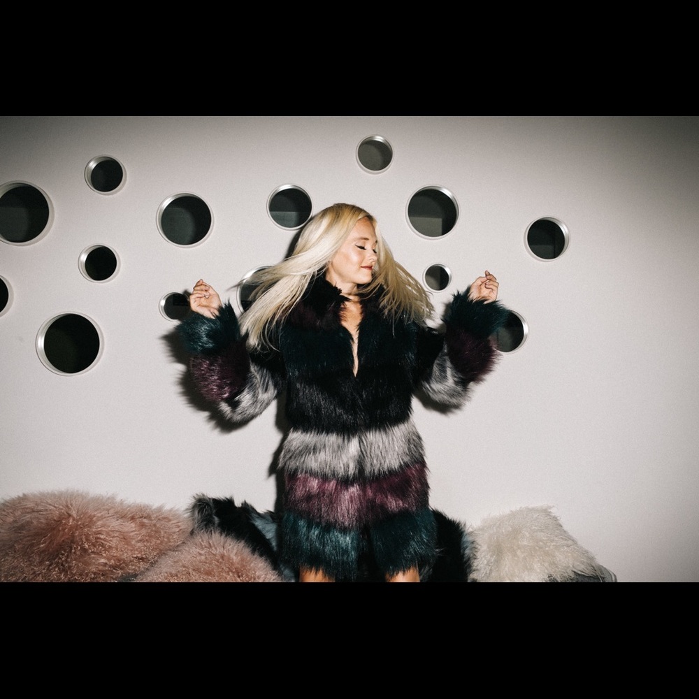 Faux fur Asos jacket